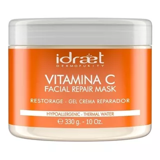 Idraet Mascara Vitamina C Antiage Reparadora Colageno Tipo De Piel Todo Tipo De Piel