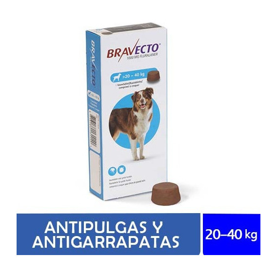 Bravecto - Perros De 20 Hasta 40 Kg