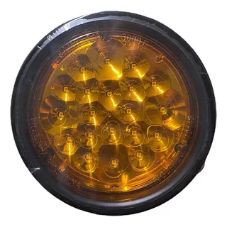 Faro Giro Ambar 20 Led Baiml 3100e 12/24v C/ Aro De Goma 