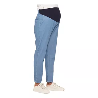 Pantalon Maternal Corte Japones Faja Elastizada 2418 Quesera