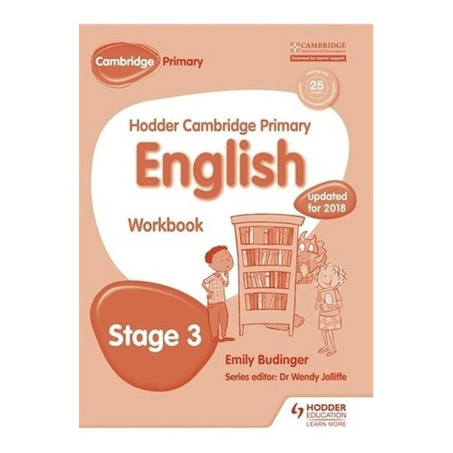 Hodder Cambridge Primary English: Work Book Stage 3, De Emily Budinger. Editorial Hodder Education, Tapa Blanda En Inglés