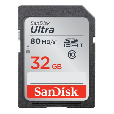 Tarjeta De Memoria Sandisk Sdsdunc-032g-gn6in  Ultra 32gb