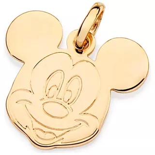 Pingente Rommanel Rosto De Mickey Infantil Folheado 542748