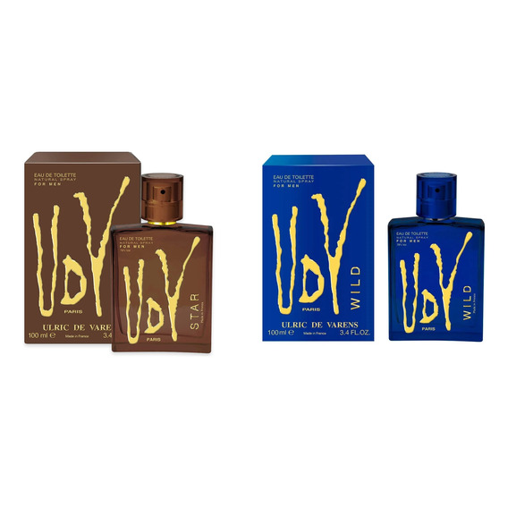 Udv Star 100ml Edt & Udv Wild 100ml Edt