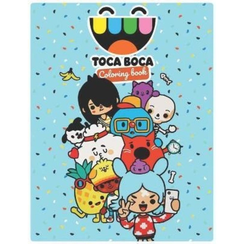 Toca Boca Coloring Book : Perfect Christmas Gift(bestseller)
