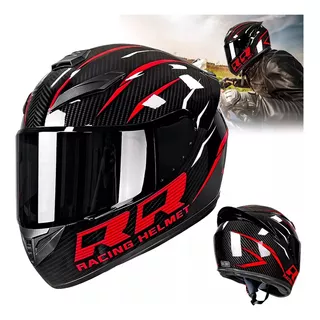 Casco Para Motocicleta Con Visor Abatible Certificación Dot