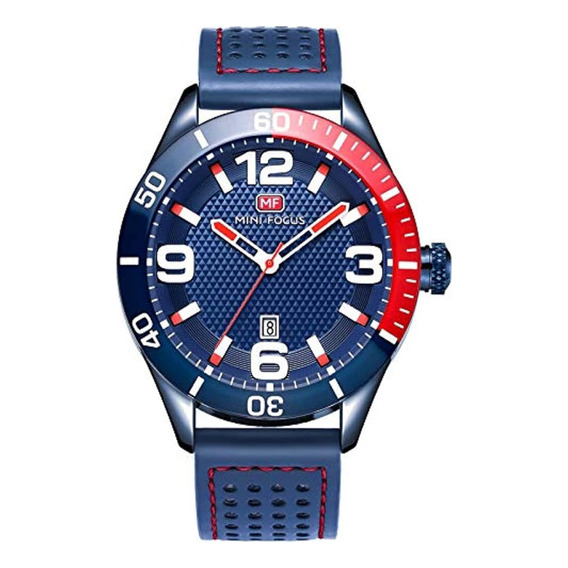 Reloj Para Hombre Mini Focus Mf0155g Mf590304 Azul