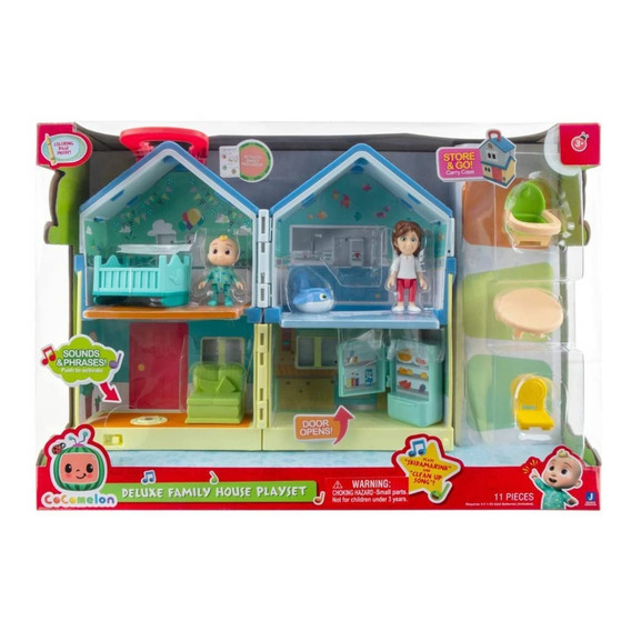 Cocomelon Casa De Lujo Familiar Valija + 2 Fig Int Cmw0066 