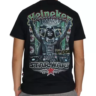 Remera De Algodon  Yorkstone Heineken Star Wars Xs A Xxl