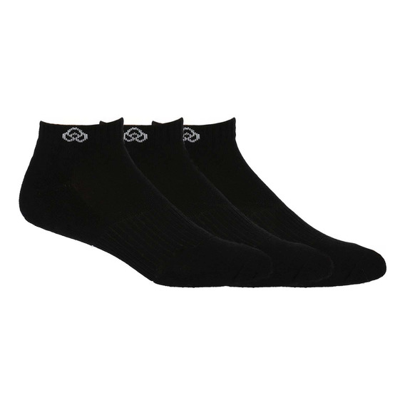Pack 3 Calcetines Hombre Low Cut  Negro Bsoul