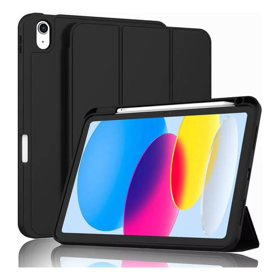 Funda Para iPad 10 Generación 10.9 Ranura Pencil Smart Cover