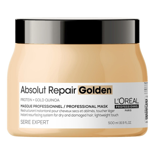  Máscara L'Oréal Professionnel Serie Expert Absolut Repair Gold reparación de 500mL 500g