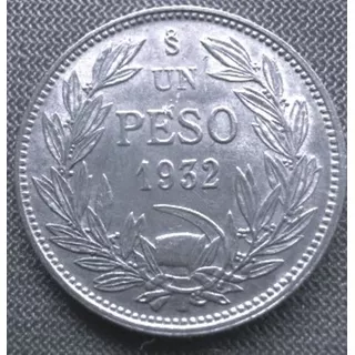 Monedas Chilenas Historica 1932 De Plata