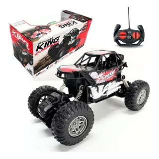 Carrinho De Controle Remoto 4x4 Monster Truck Blink Off Road Cor Vermelho