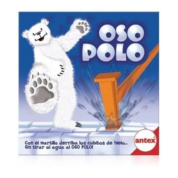 Oso Polo Antex Juego De Mesa Con Martillo Y Cubos De Hielo 