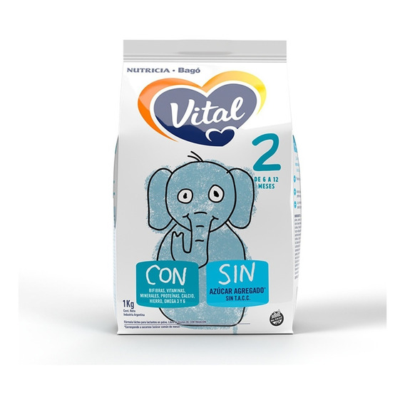 Leche En Polvo Vital 2  Pouch 1 Kg Nutricia Bago