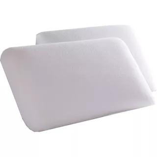 Almohada Inteligente Fiberball Sensitive Plain Espumas Especiales Tradicional 63cm X 15cm Color Blanco Por 2 Unidades