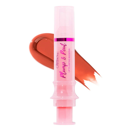 Brillo De Labios Voluminizador Hidratante Lip Gloss Plump & Pout Con Vitamina E Beauty Creations Color Bang Bang