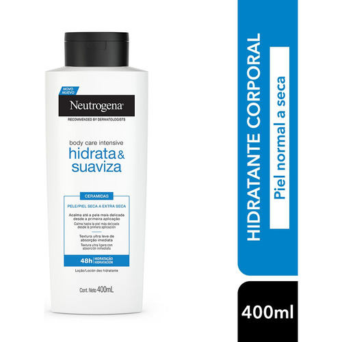 Crema Corporal Neutrogena Body Care Intensive Hidrata & Suaviza X 400 Ml.