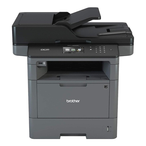Impresora Multifunción Brother Dcp-l5600dn W Fotocopiadora C Color Gris Negro