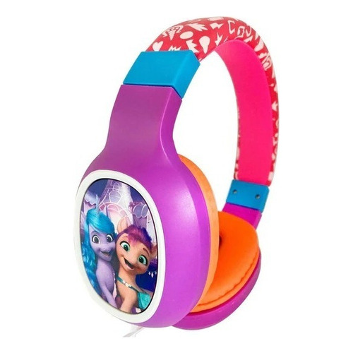 Audifonos Disney My Little Pony Headphones Built Over-ear Fj Color Violeta