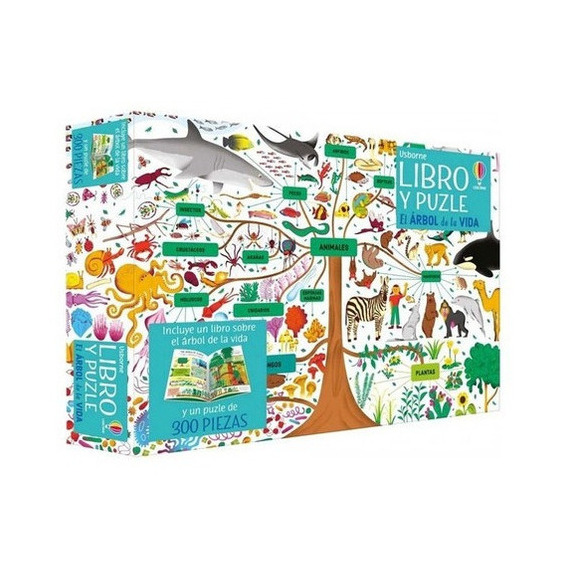 Libro Libro Y Puzzle - Arbol De La Vida (300 Piezas), De Alice James. Editorial Usborne, Tapa Blanda, Edición 1 En Español, 2021