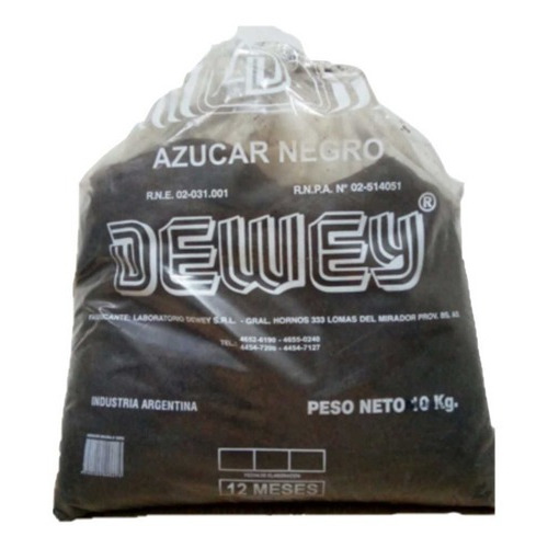 Azúcar Dewey Fraccionada Negra X 10kg