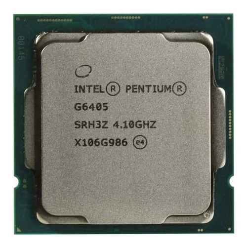 Procesador Intel Pentium Gold G6405 BX80701G6405  de 2 núcleos y  4.1GHz de frecuencia con gráfica integrada