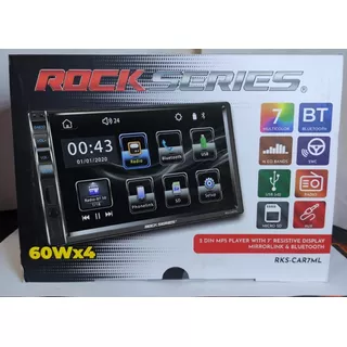 Estereo Pantalla Rock Series 2 Din Rks-car7ml Mirrorlink