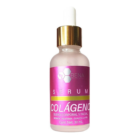 Serum Facial Suero Colageno Puro + Acido Hialuronico Bena C