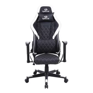 Silla Gamer Redragon Gaia C211-bw Black/white Color Negro/blanco Material Del Tapizado Cuero Sintético