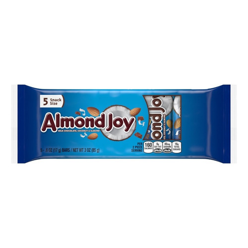 Chocolate Almond Joy Snack Size 5pzs Americano