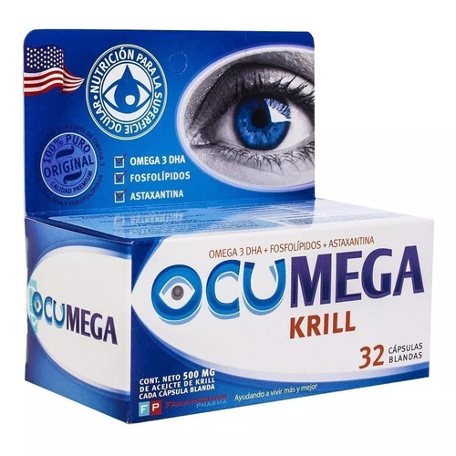 Ocumega Krill Sindrome Del Ojo Seco X 32 Capsulas Blandas