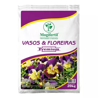 Substrato Vasos E Floreiras Premium Orgânico 20kg