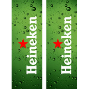 Adesivo Laterais Geladeira Envelopamento Heineken 