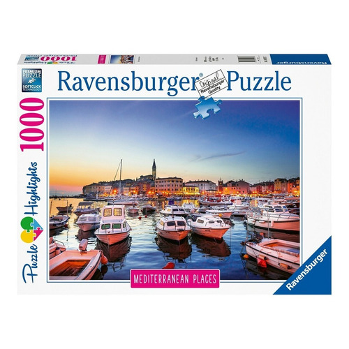 Rompecabezas Ravensburger Lugares Mediterráneos 1000 Piezas