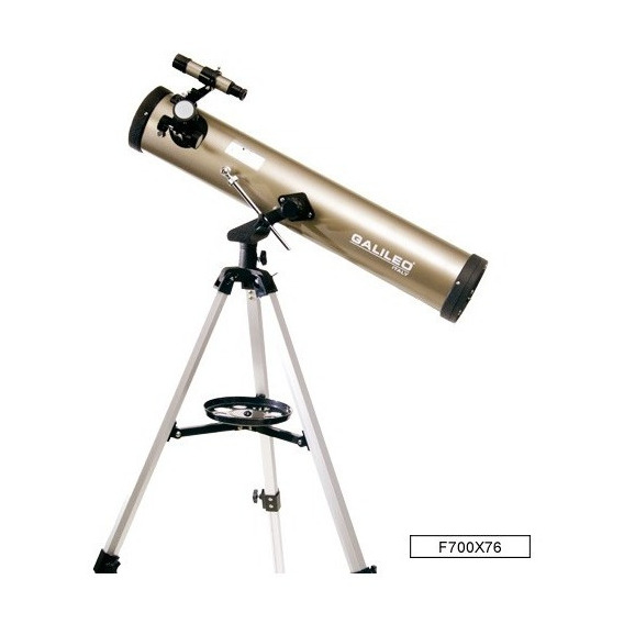 Telescopio Reflector 700x76 Aumento 525x Con Tripode Galileo