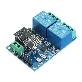 Módulo Relé 5v 2 Canais Wifi Esp8266 Esp-01 Aplicações Iot