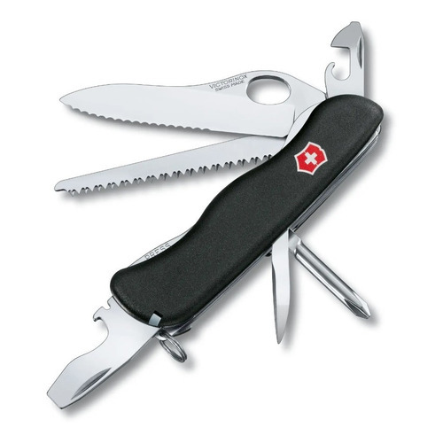 Victorinox Navaja Trailmaster, Negra, 12 Usos Color Negro