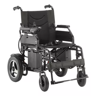Cadeira De Rodas Motorizada Até 120kg Dobrável D800 Dellamed Cor Preto