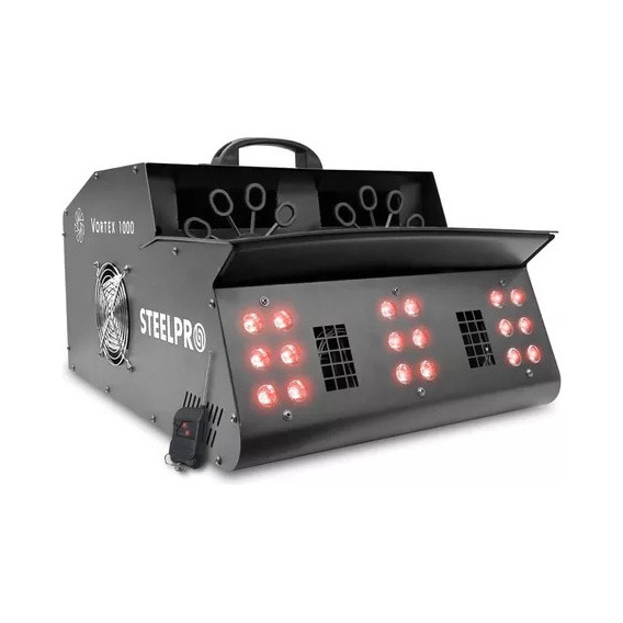 Máquina De Burbujas De Humo 18 Led/rgb Dmx 1000w Steelpro