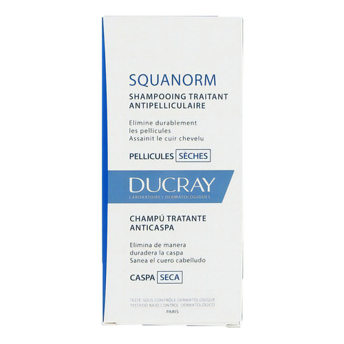  Ducray Squanorm Shampoo Tratamiento Caspa Seca 200 Ml