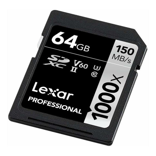 Tarjeta de memoria Lexar LSD64GCBNA-10002  Professional 1000x 64GB