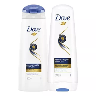  Kit Shampoo E Condicionador Dove Reconstrução Completa 200ml