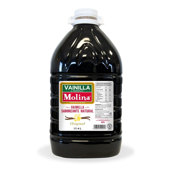 Vainilla Natural Molina Original 4 L Galón Saborizante