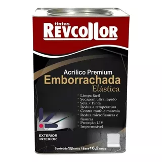 Tinta Acrílica 18kg Emborrachada Semelhante Decor Collor