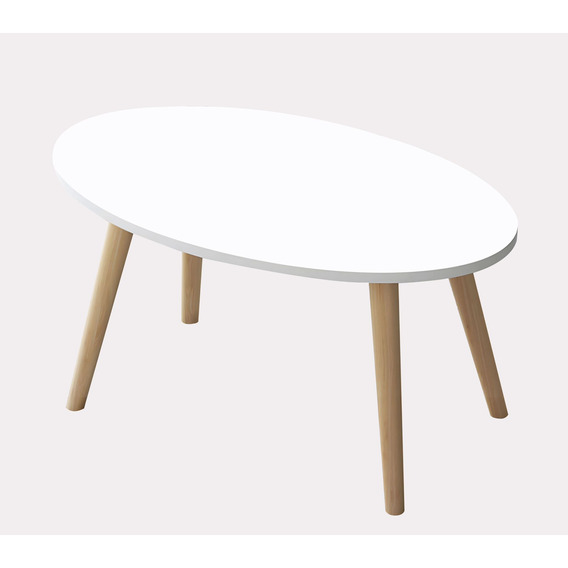 Mesa Ratona - Patas De Madera - De Living - Milenio