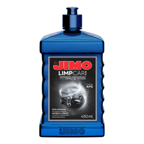 Champú detergente automotriz Jimo Limpcar Plus, 450 ml