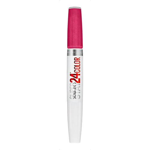 Labial Liquido Maybelline Superstay 24hs 2.3 Ml Acabado Satinado Color 24/7 Fuchsia