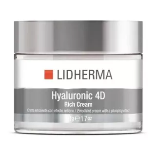 Hyaluronic 4d Rich Lidherma Crema Emoliente Con Efecto Relleno Ácido Hialurónico